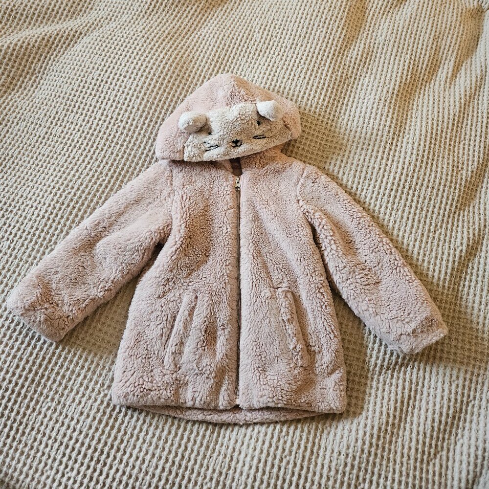 NEXT girls fleece lined coat